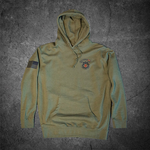 OD Green Covered 6 "Protector" Hoodie - Black Logo