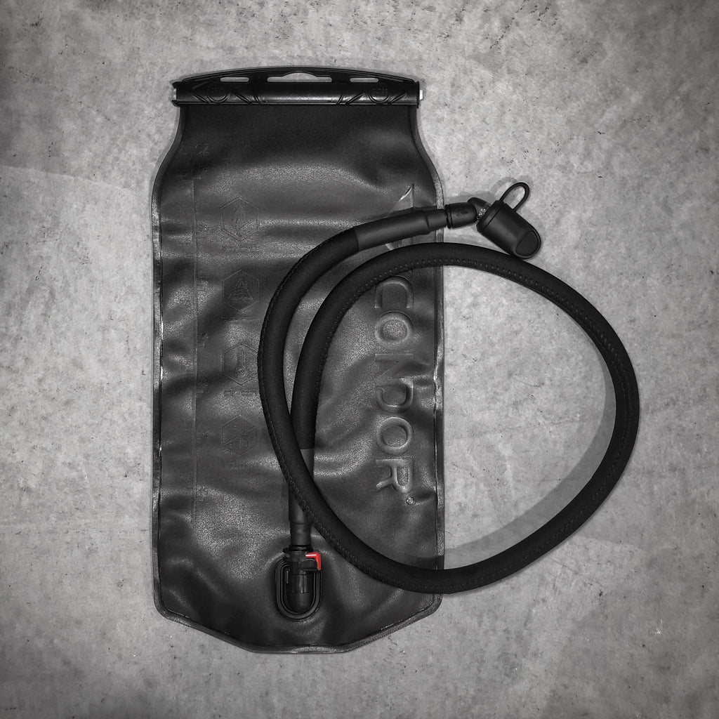 Condor Torrent 3L Hydration Reservoir - BPA Free Water Bladder Carrier (Black)